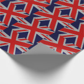 Union Jack Carbon Style Decor Cadeaupapier (Hoek)