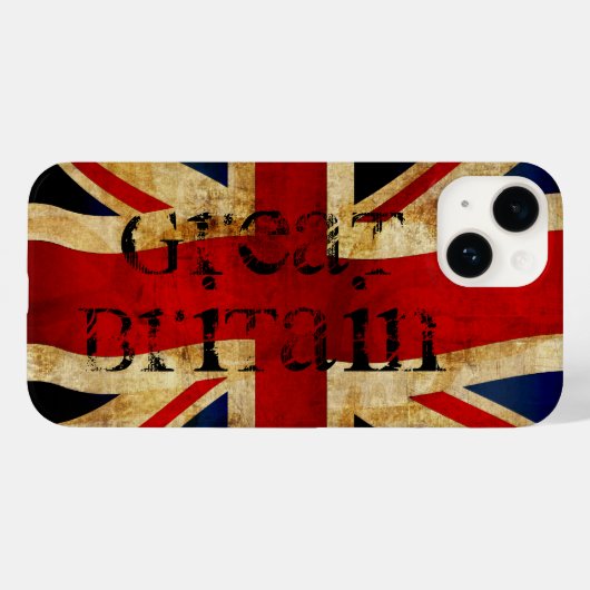 Union Jack Case-Mate iPhone Case (Achterkant (horizontaal))