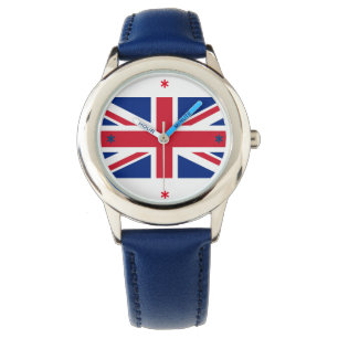 Union Jack Colorful Wristwatch Horloge