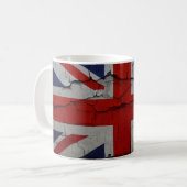 Union Jack criqué, tasse de café BRITANNIQUE de (Devant gauche)