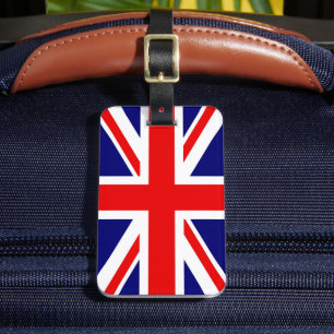 UNION JACK - DE BRITSE VLAG Londen Bagagelabel