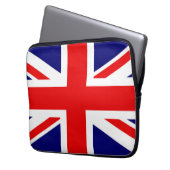 UNION JACK - DE BRITSE VLAG Londen Laptop Sleeve (Voorkant Links)
