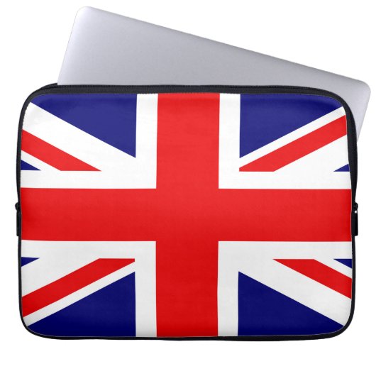 UNION JACK - DE BRITSE VLAG Londen Laptop Sleeve (Voorkant)