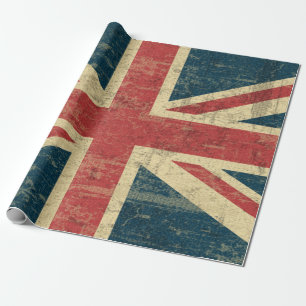 Union Jack Distress Cadeaupapier