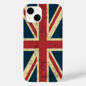 Union Jack  Distress Case-Mate iPhone Case (Achterkant)