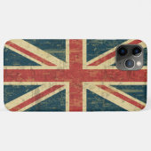 Union Jack Distress Case-Mate iPhone Case (Achterkant (horizontaal))