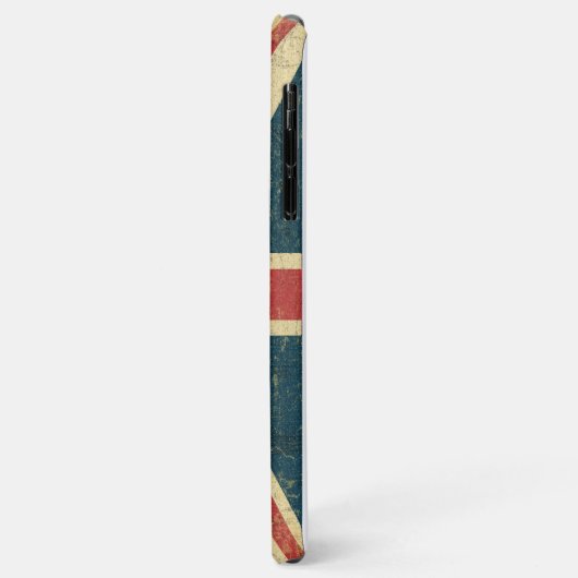 Union Jack  Distress Case-Mate iPhone Case (Achterkant/links)