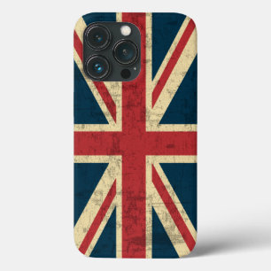 Union Jack Distress iPhone 13 Pro Hoesje