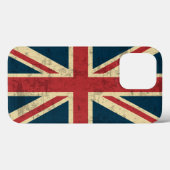 Union Jack Distress Case-Mate iPhone Case (Achterkant (horizontaal))