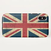 Union Jack  Distress Case-Mate iPhone Case (Achterkant (horizontaal))
