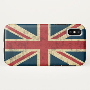 Union Jack  Distress iPhone X Hoesje