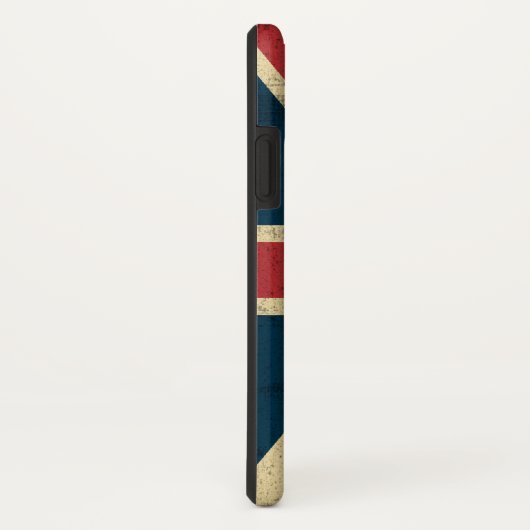 Union Jack  Distress Case-Mate iPhone Case (Achterkant / rechts)