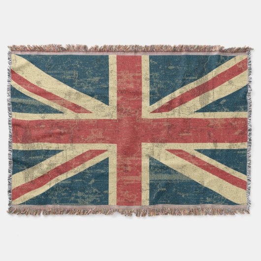 Union Jack  Distress Deken (Voorkant)