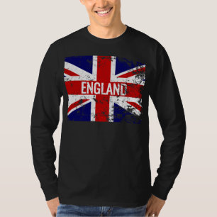Union Jack Distress England vlag Groot-Brittannië T-shirt