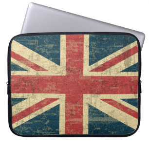 Union Jack Distress Laptop Sleeve