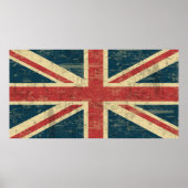 Union Jack  Distress Poster (Voorkant)