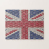 Union Jack Drapeau Motif de pêche Jigsaw Puzzle (Horizontal)