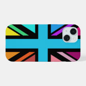 Union Jack/Drapeau Multicolore+Noir (Verso Horizontal)