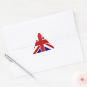 Union Jack Driehoek Sticker (Envelop)
