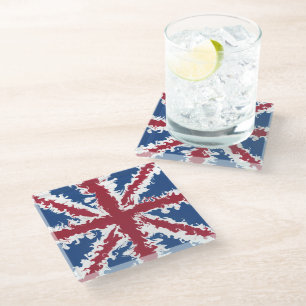 Union Jack Drink Mats UK Flag Decor Glazen Onderzetter