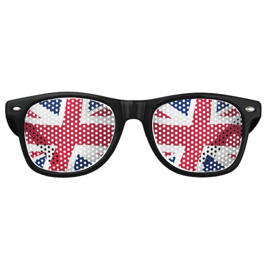 UNION JACK ENGLAND FLAG RETRO ZONNEBRIL (Voorkant)