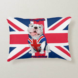 Union Jack English Bulldog Accent Kussen