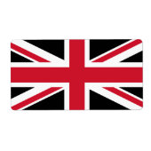 Union Jack Etiket (Voorkant)