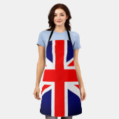 Union Jack Flag Apron Schort (Gedragen)
