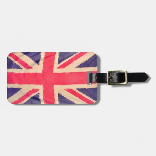 UNION JACK FLAG BAGAGELABEL (Voorkant horizontaal)