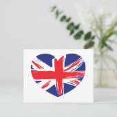 Union Jack Flag Briefkaart (Staand voorkant)