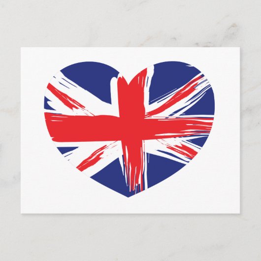 Union Jack Flag Briefkaart (Voorkant)