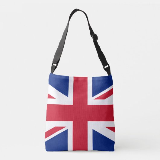 Union Jack Flag cbcnt Crossbody Tas (Achterkant)