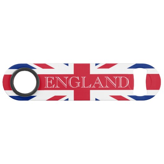 Union Jack Flag Engeland bot Speed Flessenopener (Voorkant (Horizontaal))