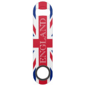 Union Jack Flag Engeland bot Speed Flessenopener (Achterkant)