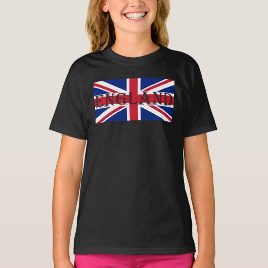 Union Jack Flag Engeland gccnt T-shirt (Voorkant)