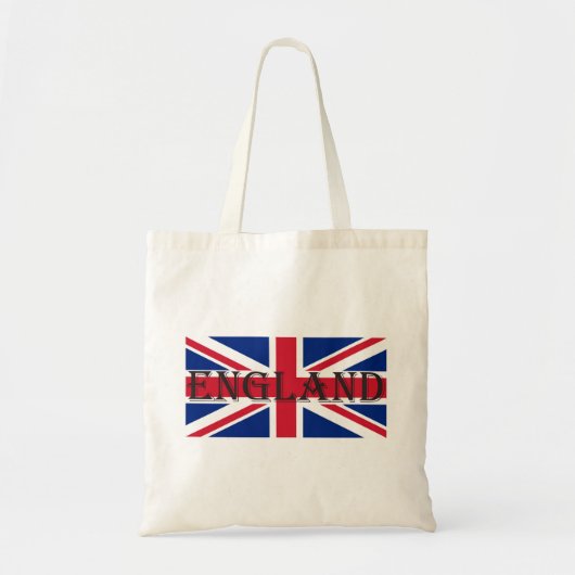 Union Jack Flag England btcn Tote Bag (Voorkant)