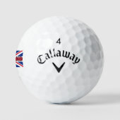 Union Jack Flag England css gbt Golfballen (Logo)