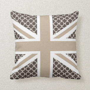 Union Jack Flag Equestrian Rings Pattern Kussen