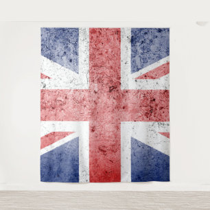 Union Jack/Flag groot tapijt Wandkleed