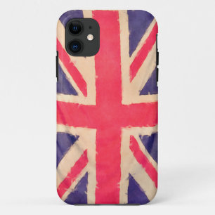UNION JACK FLAG grunge iPhone 11 Hoesje