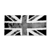UNION JACK FLAG grunge + jouw idee Rubberstempel (Afrduk)