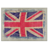 UNION JACK FLAG grunge Snijplank (Voorkant)