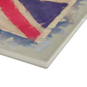 UNION JACK FLAG grunge Snijplank (Hoek)