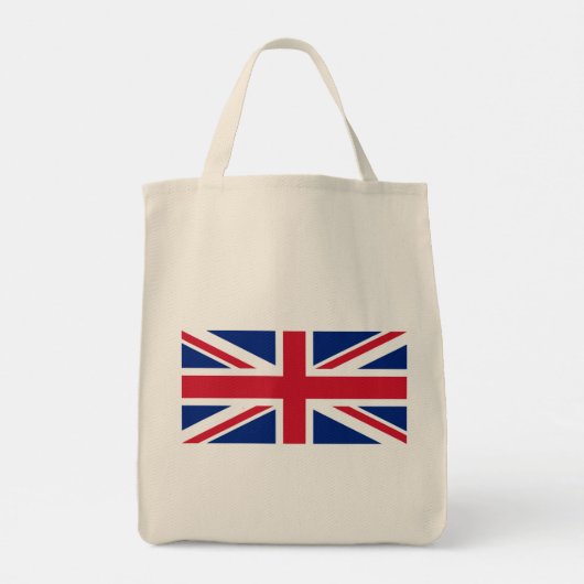 Union Jack Flag gtcn Tote Bag (Achterkant)