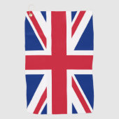 Union Jack Flag GTT Golfhanddoek (Voorkant)
