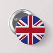 Union Jack Flag Pin Button Badge United Kingdom UK (Devant & derrière)