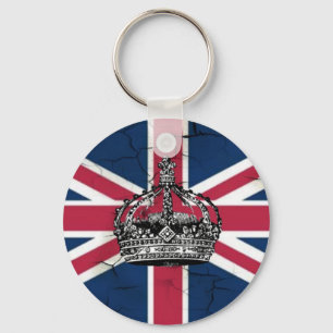 Union Jack Flag Queen of England Diamond Jubilee Sleutelhanger