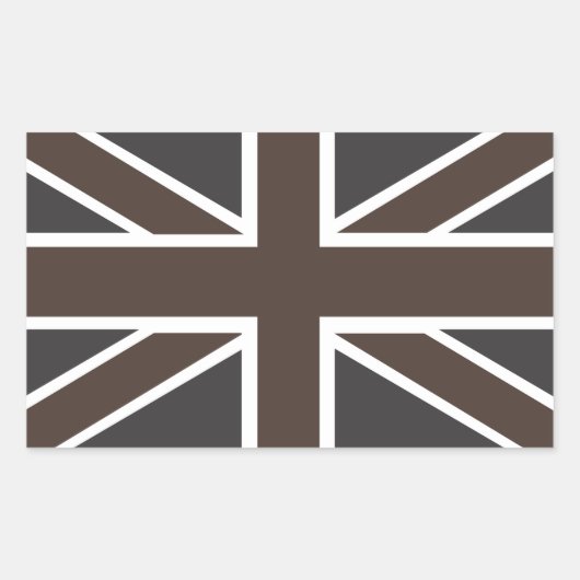 Union Jack Flag Sticker (Voorkant)