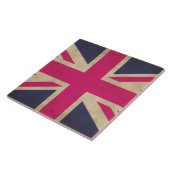 Union Jack Flag Tile/Trivet Tegeltje (Zijkant)