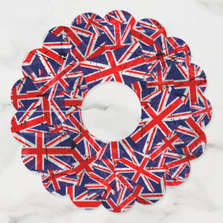 Union Jack Flag | UK Flag | British Flag |   Wijnglaslabel